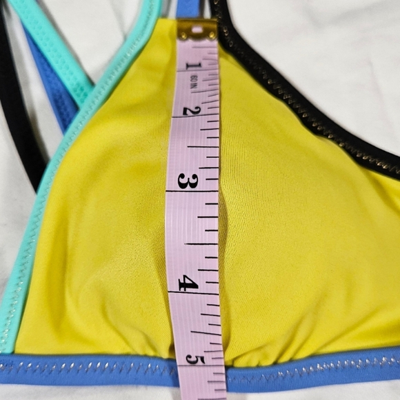 Victoria's Secret Strappy Triangle Bikini Top, Neon Green, XS - Picture 13 of 14